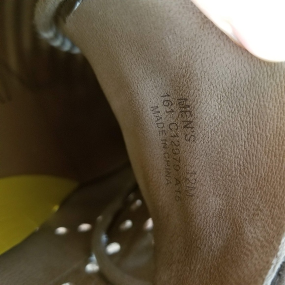 COLE HAAN ZEROGRAND Wing-Tip Oxford Beige Red Mens - Picture 8 of 8